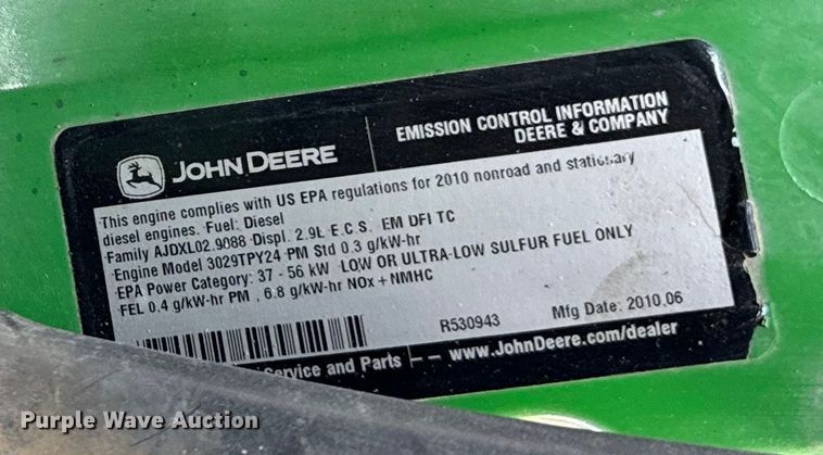 image for item OG9572 2010 John Deere 5075E tractor