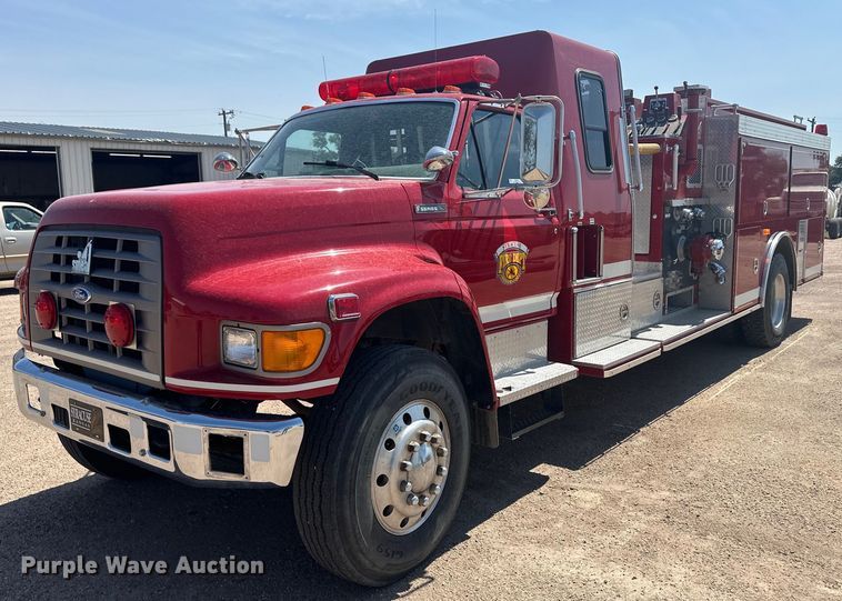 image for item OL9718 1995 Ford pumper fire truck