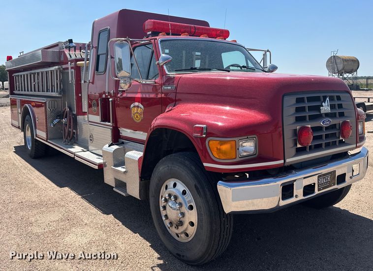 image for item OL9718 1995 Ford pumper fire truck