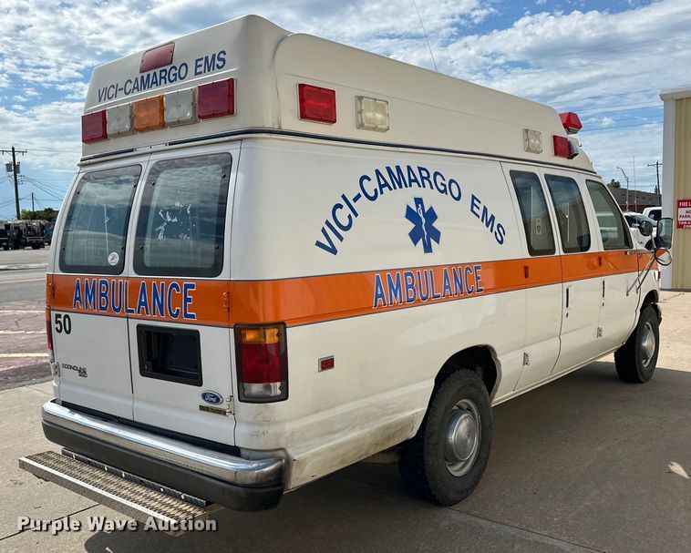 image for item OL9720 1992 Ford Econoline 350 ambulance