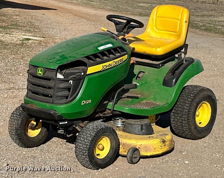 image for item OM9937 John Deere D125 lawn mower