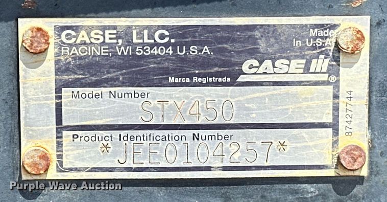 image for item DO7099 2004 Case IH STX450 4WD tractor