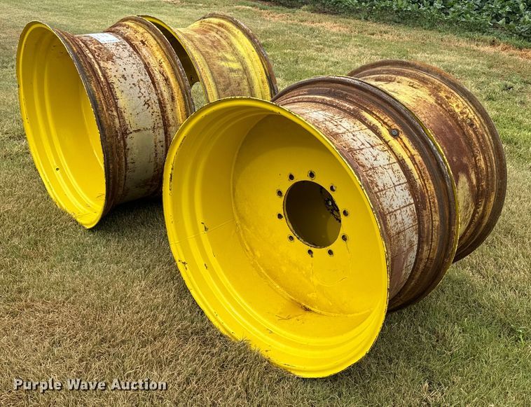 (4) sprayer wheels in Brookville, KS | Item DQ6855 sold | Purple Wave
