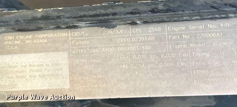 image for item DQ6896 Case IH 4391 irrigation power unit