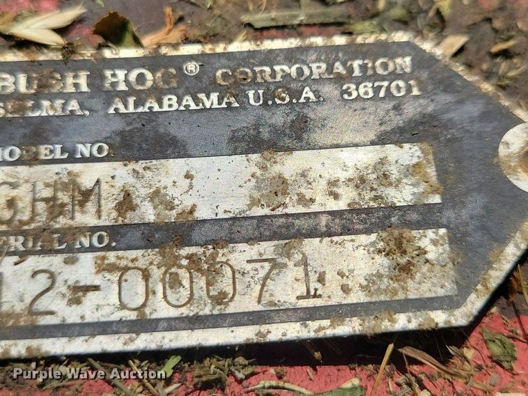 image for item DR4326 Bush Hog GHM disc mower