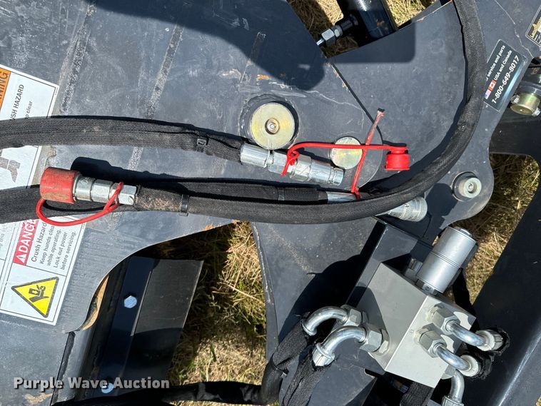 image for item DX0878 2024 LandHonor PR-12-72W skid steer power rake