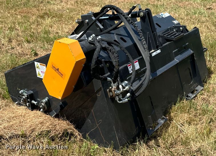 image for item DX0891 2023 LandHonor LR-12-72W skid steer landscape rake