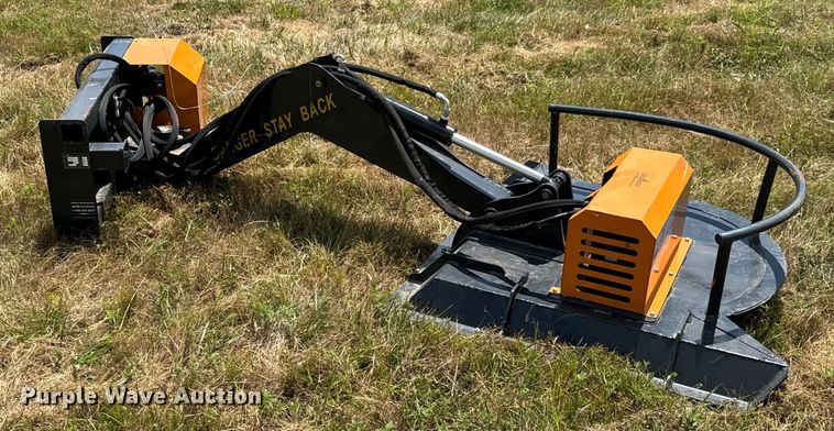 image for item DX0892 2023 LandHonor ABC-13-125A skid steer articulating brush mower