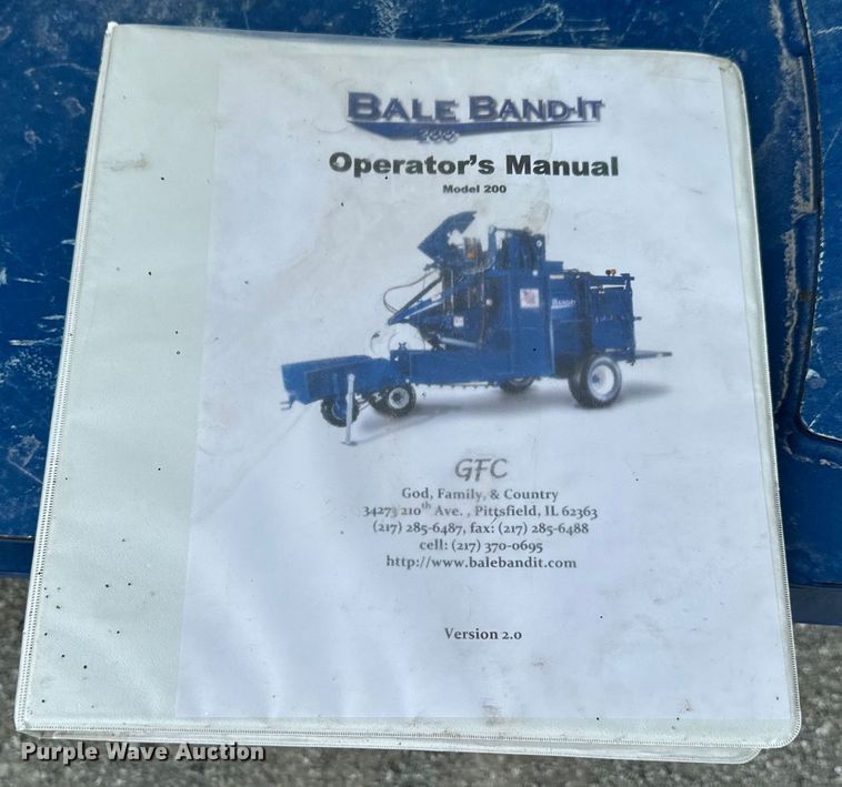 image for item DX0934 GFC Bale Band-It 200 bale accumulator