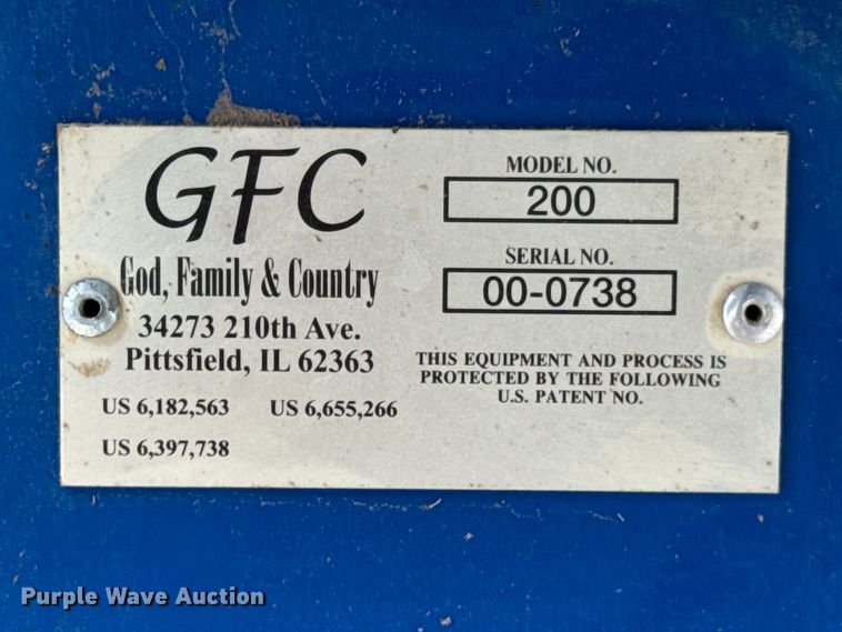 image for item DX0934 GFC Bale Band-It 200 bale accumulator