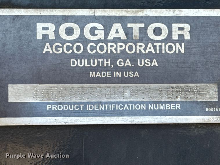 image for item DX0959 Rogator  RG900 sprayer