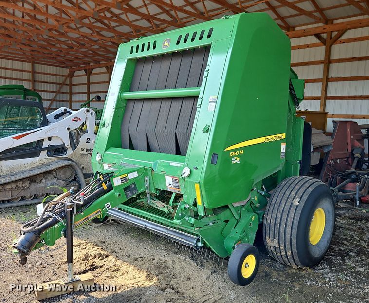 image for item EI3963 2022 John Deere 560M round baler