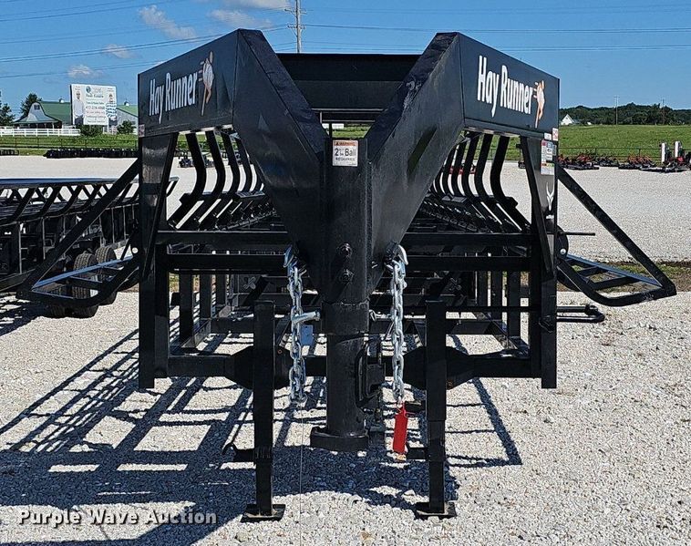 image for item EJ5758 2024 Hay Runner  HRM 242 hay bale trailer