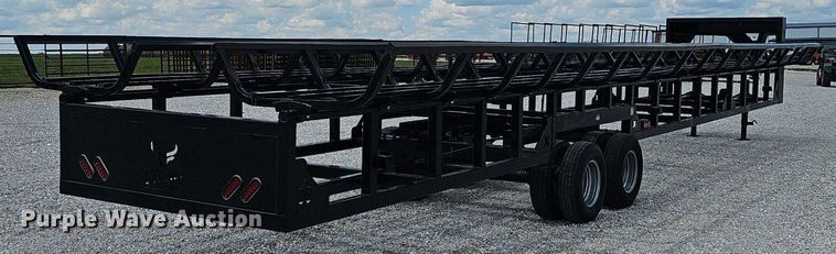 image for item EJ5758 2024 Hay Runner  HRM 242 hay bale trailer