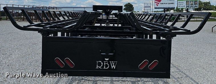 image for item EJ5758 2024 Hay Runner  HRM 242 hay bale trailer