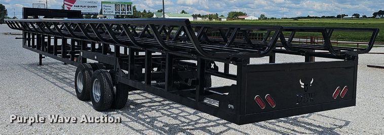 image for item EJ5758 2024 Hay Runner  HRM 242 hay bale trailer