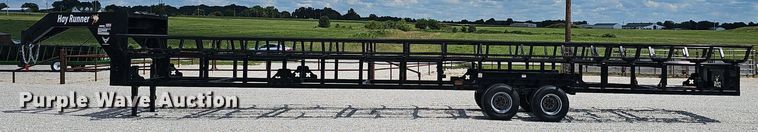 image for item EJ5758 2024 Hay Runner  HRM 242 hay bale trailer