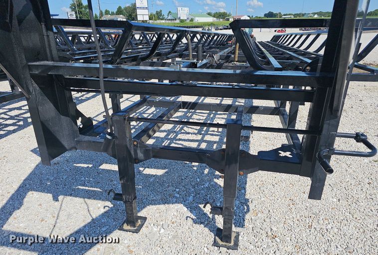 image for item EJ5758 2024 Hay Runner  HRM 242 hay bale trailer