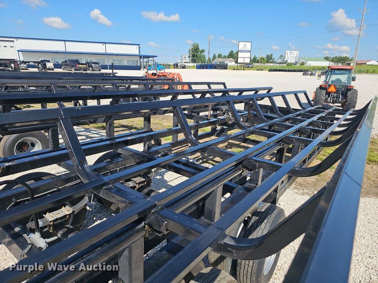 image for item EJ5758 2024 Hay Runner  HRM 242 hay bale trailer