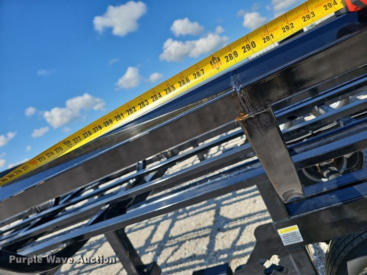 image for item EJ5758 2024 Hay Runner  HRM 242 hay bale trailer