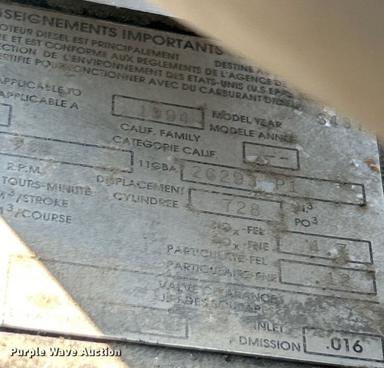 image for item EK4958 1995 Mack CH613 fertilizer delivery truck