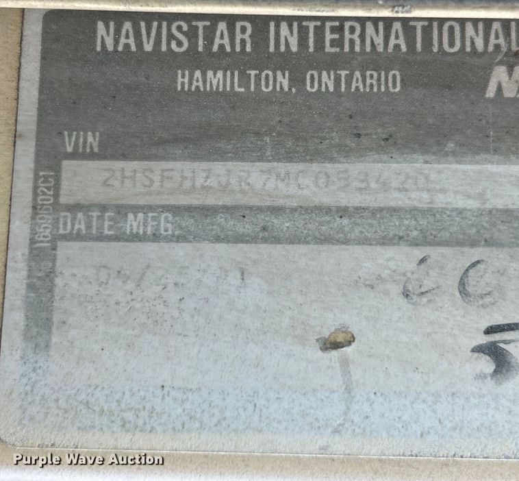 image for item EK4959 1991 International  9400 fertilizer delivery truck