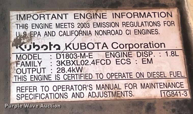 image for item LV9018 Kubota L3830D MFWD tractor