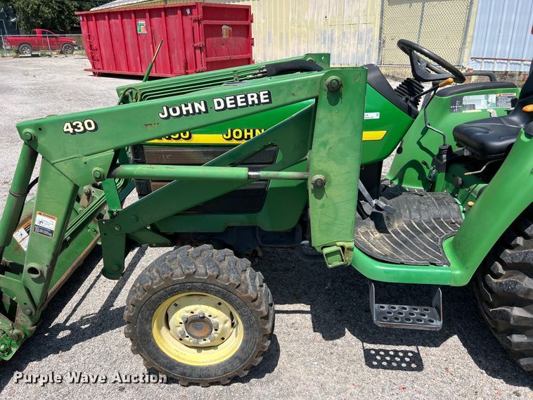 image for item LV9019 2001 John Deere  4400 MFWD tractor