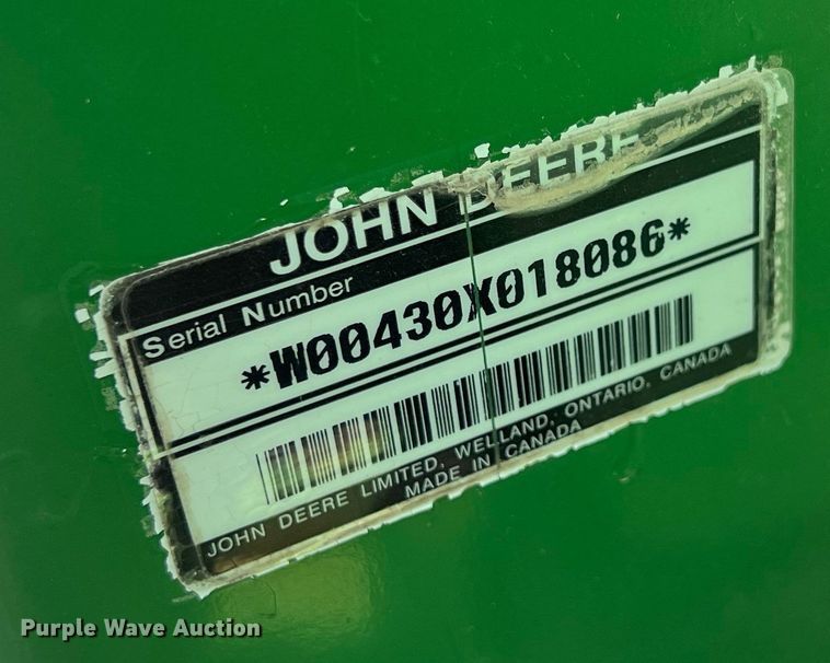 image for item LV9019 2001 John Deere  4400 MFWD tractor