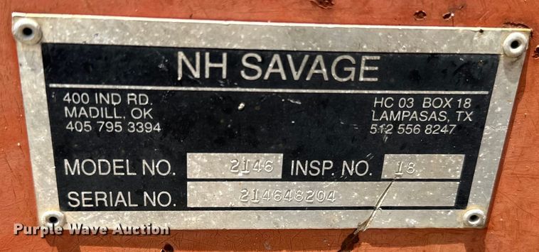 image for item NQ9648 NH Savage 2146 tree shaker