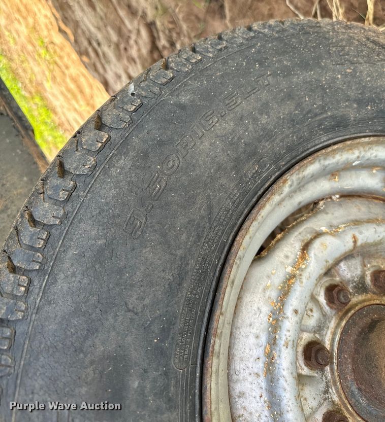 image for item NQ9685 Shop built equipment trailer