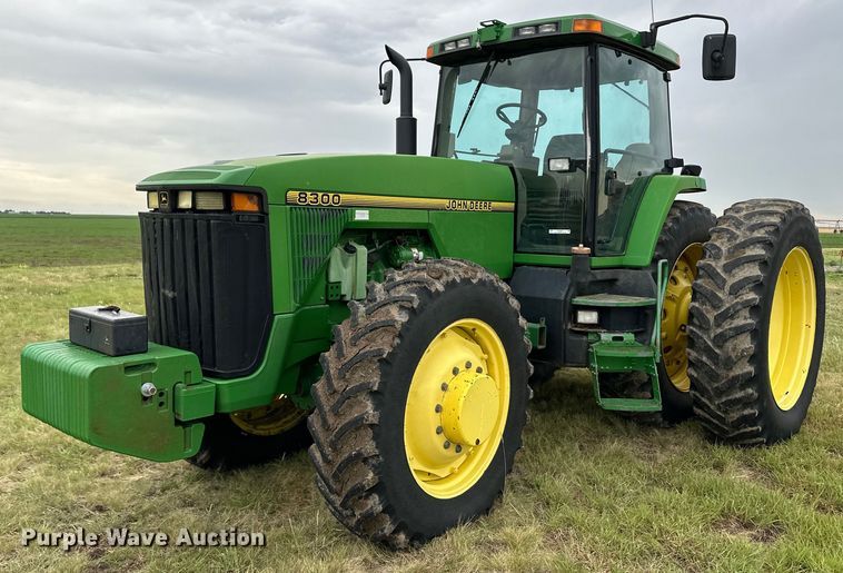 image for item OL9657 1995 John Deere 8300 MFWD tractor