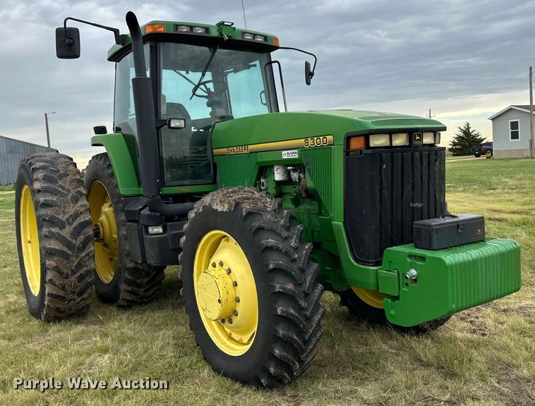 image for item OL9657 1995 John Deere 8300 MFWD tractor