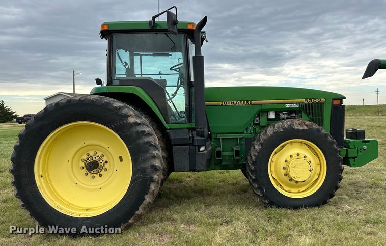 image for item OL9657 1995 John Deere 8300 MFWD tractor