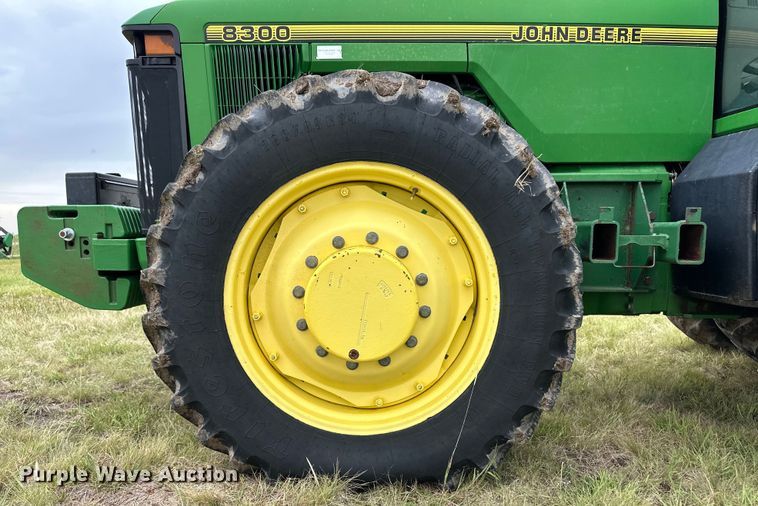 image for item OL9657 1995 John Deere 8300 MFWD tractor