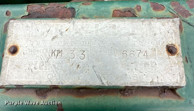 image for item OL9661 Flex-King KM33 sweep plow