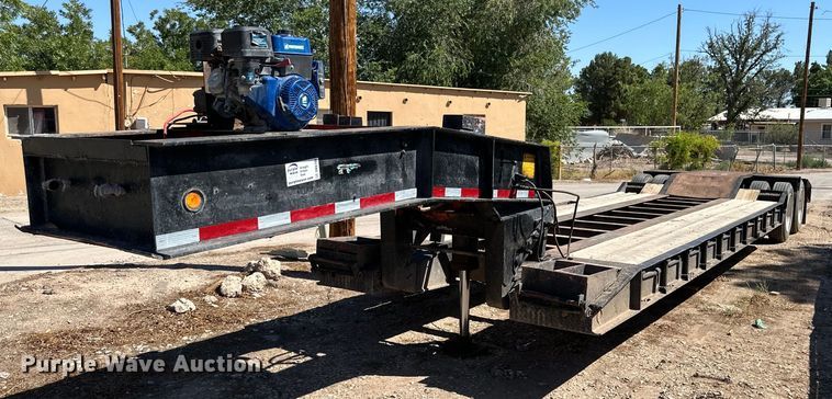 image for item DK6708 1987 Interstate lowboy equipment trailer