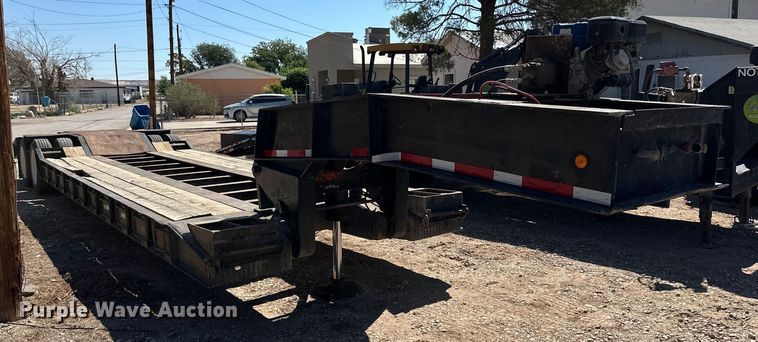 image for item DK6708 1987 Interstate lowboy equipment trailer