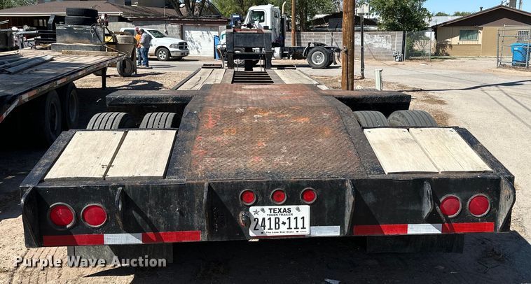 image for item DK6708 1987 Interstate lowboy equipment trailer