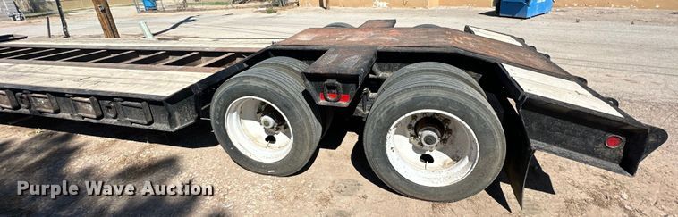 image for item DK6708 1987 Interstate lowboy equipment trailer