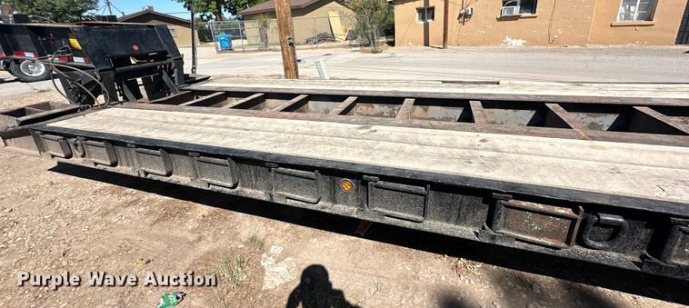 image for item DK6708 1987 Interstate lowboy equipment trailer