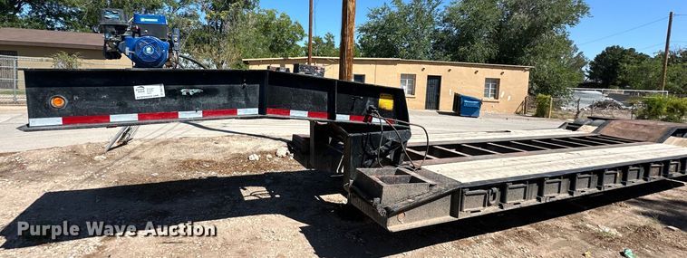 image for item DK6708 1987 Interstate lowboy equipment trailer