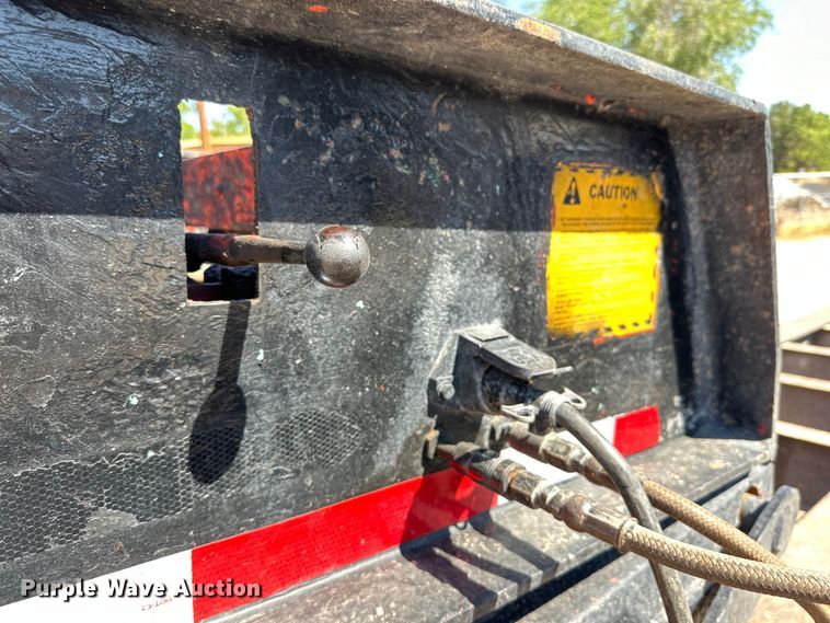 image for item DK6708 1987 Interstate lowboy equipment trailer