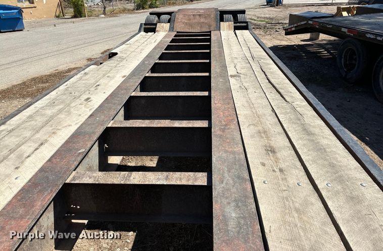 image for item DK6708 1987 Interstate lowboy equipment trailer