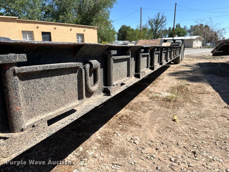 image for item DK6708 1987 Interstate lowboy equipment trailer