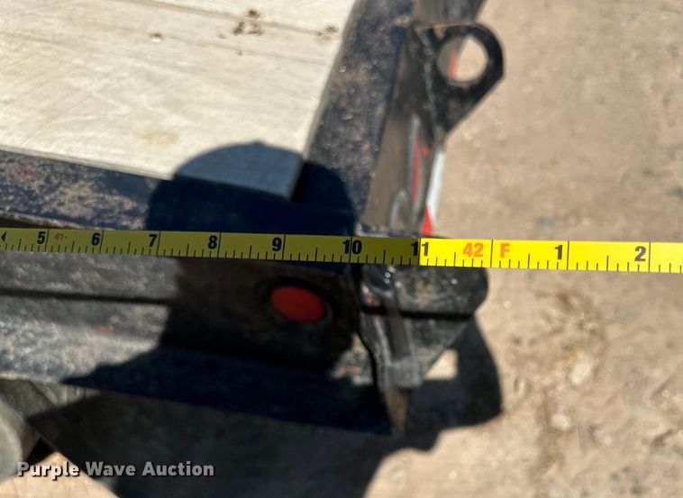 image for item DK6708 1987 Interstate lowboy equipment trailer