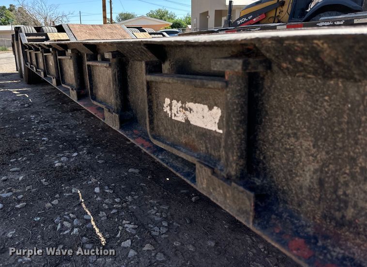 image for item DK6708 1987 Interstate lowboy equipment trailer