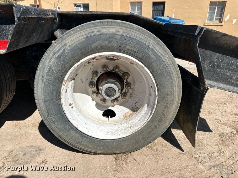 image for item DK6708 1987 Interstate lowboy equipment trailer