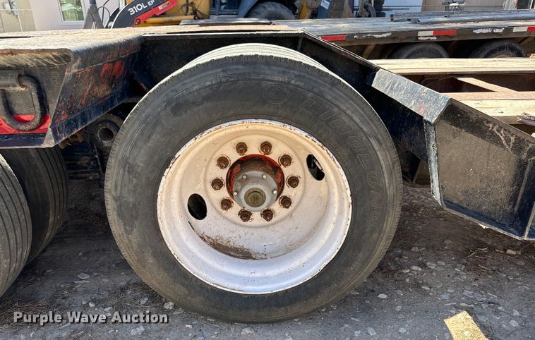 image for item DK6708 1987 Interstate lowboy equipment trailer