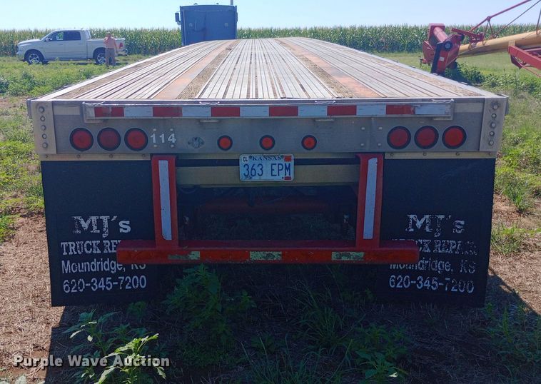 image for item DP1271 1998 Transcraft flatbed trailer
